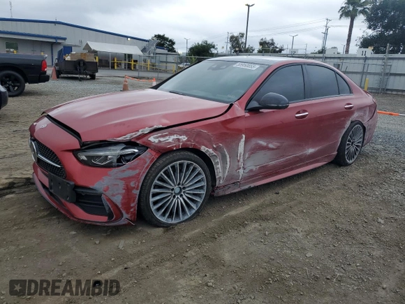 2023 Mercedes-Benz C 300 с VIN W1KAF4HB5PR080665, выставлен на аукционе Copart как лот 55950855 с пробегом 61 804 миль миль и Списание • Salvage title. История ставок и продаж доступна на DreamBid. Изображение 1.