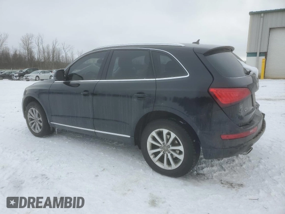 2013 Audi Q5 Premium with VIN WA1CFAFP6DA078315, listed as a Copart auction lot 44717025 with 124,784 mi miles and Non repairable. Bid and sale history available at DreamBid. Image 2.