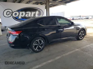 2024 Nissan Sentra SV with VIN 3N1AB8CV9RY286392, listed as a Copart auction lot 59311025 with 16,019 mi miles and Salvage title. Bid and sale history available at DreamBid. Image 3.
