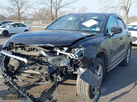 2020 Audi Q3 S line Premium Plus with VIN WA1EECF30L1105527, listed as a IAAI auction lot 41336600 with 48,457 mi miles. Bid and sale history available at carsss.com. Image 16.