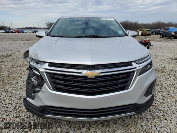 2022 Chevrolet Equinox LT with VIN 3GNAXKEV5NL182666, listed as a Copart auction lot 45246295 with 66,177 mi miles and Salvage Title. Bid and sale history available at DreamBid. Image 5.