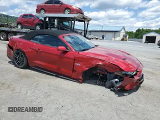 2022 Ford Mustang GT Premium with VIN 1FATP8FF1N5131263, listed as a Copart auction lot 59709614 with 3,692 mi miles and Salvage title. Bid and sale history available at DreamBid. Image 4.