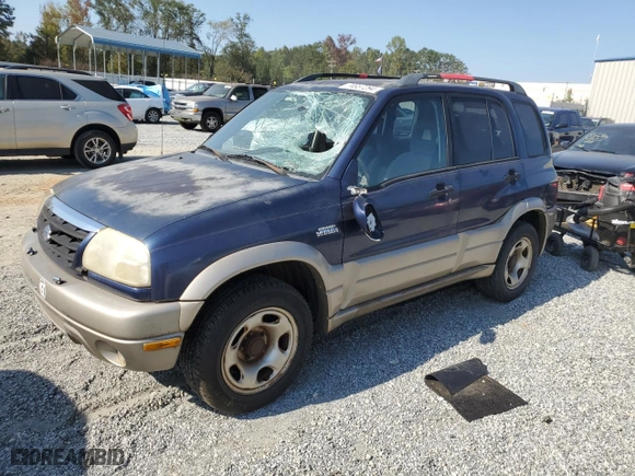 2002 Suzuki Grand Vitara JLX with VIN JS3TD62V424152230, listed as a Copart auction lot 74657294 with 160,135 mi miles and Salvage Title. Bid and sale history available at carsss.com. Image 1.