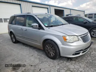2011 Chrysler Town & Country Limited with VIN 2A4RR6DGXBR698448, listed as a Copart auction lot 70932134 with 130,140 mi miles and Salvage Title. Bid and sale history available at DreamBid. Image 4.