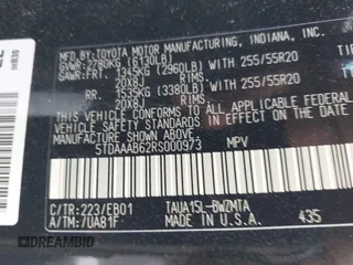 2024 Lexus TX 350 z VIN 5TDAAAB62RS000973, wystawiony jako IAAI lot #42138695 z przebiegiem 14 274 mil mil oraz . Historia ofert i sprzedaży dostępna na DreamBid. Obrazek 9.
