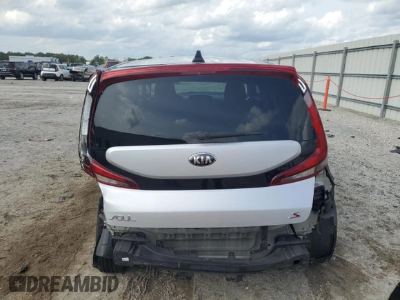 2020 Kia Soul S with VIN KNDJ23AU2L7059368, listed as a Copart auction lot 51374145 with 64,480 mi miles and Non Repairable. Bid and sale history available at carsss.com. Image 6.