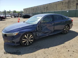 2019 Honda Accord Touring with VIN 1HGCV2F94KA002672, listed as a Copart auction lot 55112775 with 64,937 mi miles and Salvage title. Bid and sale history available at DreamBid. Image 1.
