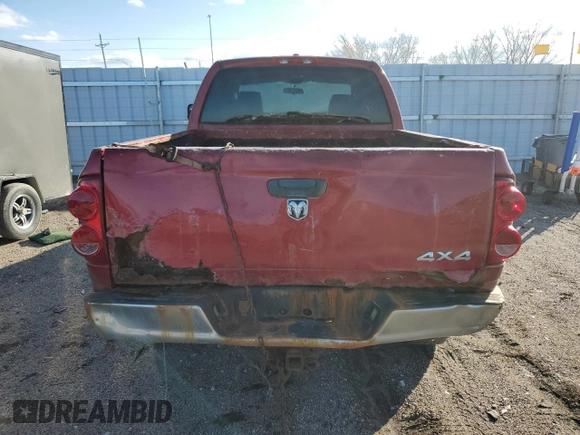 2009 Dodge Ram 2500 SLT with VIN 3D7KS28L09G507315, listed as a Copart auction lot 78758154 with 166,414 mi miles and Clean Title. Bid and sale history available at carsss.com. Image 6.