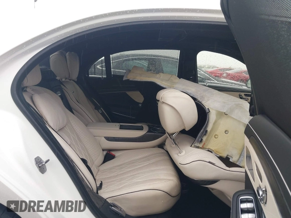 2019 Mercedes-Benz S 63 AMG with VIN WDDUG8JB6KA431294, listed as a IAAI auction lot 39937678 with 84,682 mi miles and . Bid and sale history available at DreamBid. Image 8.