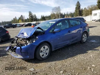 2017 Kia Forte LX with VIN 3KPFK4A78HE128822, listed as a Copart auction lot 52456895 with 0 mi miles and Salvage Title. Bid and sale history available at carsss.com. Image 1.