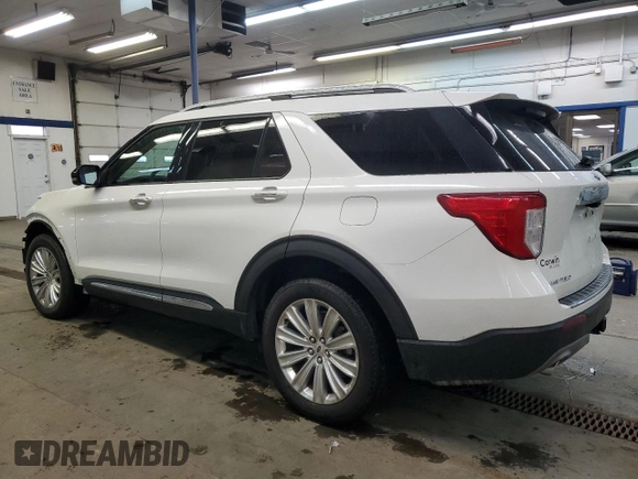 2021 Ford Explorer Limited with VIN 1FM5K8FW6MNA16704, listed as a Copart auction lot 46194205 with 33,815 mi miles and Salvage Title. Bid and sale history available at carsss.com. Image 2.