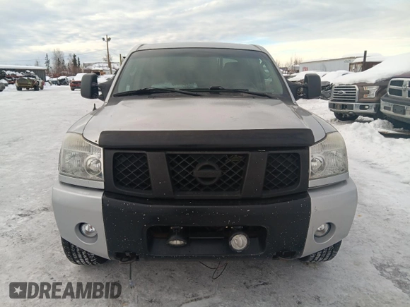 2005 Nissan Titan SE with VIN 1N6BA07B15N535701, listed as a Copart auction lot 46502565 with 180,923 mi miles and Salvage Title. Bid and sale history available at DreamBid. Image 5.