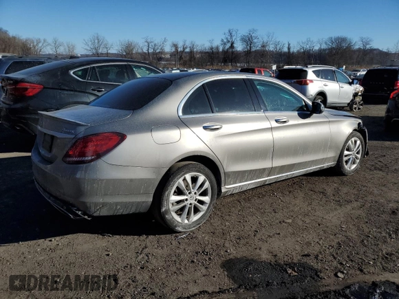 2020 Mercedes-Benz C 300 with VIN 55SWF8EB3LU326543, listed as a Copart auction lot 42502215 with 40,385 mi miles and Salvage Title. Bid and sale history available at DreamBid. Image 3.