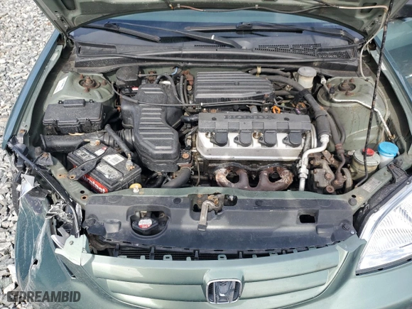 2003 Honda Civic LX with VIN 2HGES16673H607788, listed as a Copart auction lot 48729275 with 141,194 mi miles and Clean Title. Bid and sale history available at carsss.com. Image 11.