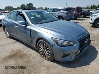 2018 Infiniti Q50 Luxe with VIN JN1EV7AP2JM364199, listed as a Copart auction lot 63623175 with 132,752 mi miles and Clean title. Bid and sale history available at DreamBid. Image 4.