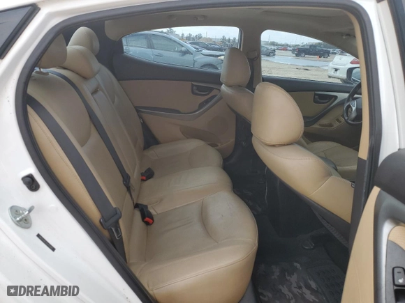2012 Hyundai Elantra GLS PZEV with VIN 5NPDH4AE3CH123942, listed as a Copart auction lot 48427165 with 105,483 mi miles and Salvage Title. Bid and sale history available at carsss.com. Image 10.