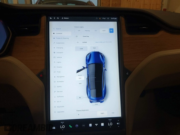 2018 Tesla Model S 75D with VIN 5YJSA1E24JF276044, listed as a IAAI auction lot 41798530 with 53,462 mi miles and . Bid and sale history available at DreamBid. Image 18.