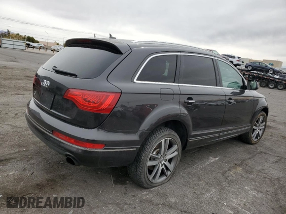 2013 Audi Q7 3.0T Premium Plus with VIN WA1LGAFE6DD005441, listed as a Copart auction lot 49255475 with 109,939 mi miles and Clean Title. Bid and sale history available at carsss.com. Image 3.