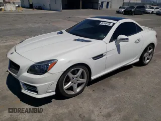 2014 Mercedes-Benz SLK-Class SLK 250 with VIN WDDPK4HA5EF088714, listed as a Copart auction lot 68346104 with 65,830 mi miles and Salvage Title. Bid and sale history available at carsss.com. Image 1.
