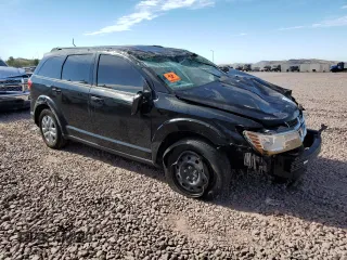 2019 Dodge Journey SE with VIN 3C4PDCBB6KT845668, listed as a Copart auction lot 43646215 with Not Provided miles and Salvage Title. Bid and sale history available at DreamBid. Image 4.