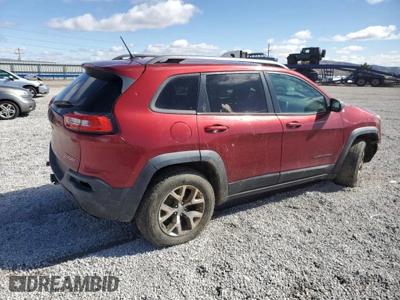 2014 Jeep Cherokee Trailhawk with VIN 1C4PJMBS7EW157305, listed as a Copart auction lot 49436685 with 138,446 mi miles and Salvage Title. Bid and sale history available at carsss.com. Image 3.