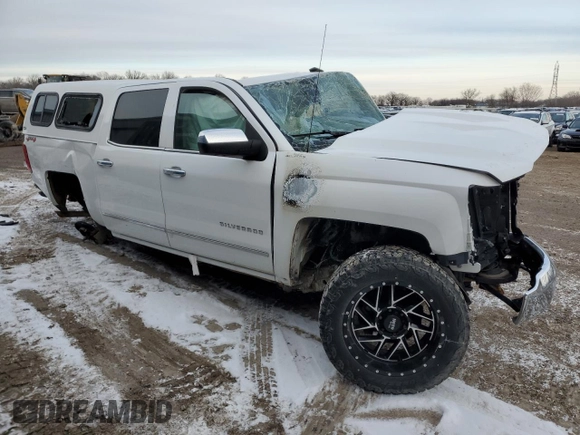 2016 Chevrolet Silverado 1500 LTZ with VIN 3GCUKSEJ0GG270957, listed as a Copart auction lot 42042595 with Not Provided miles and Non Repairable. Bid and sale history available at DreamBid. Image 4.