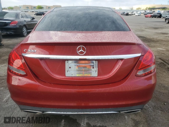 2016 Mercedes-Benz C 300 with VIN 55SWF4JB8GU178264, listed as a Copart auction lot 53858895 with 101,199 mi miles and Clean Title. Bid and sale history available at carsss.com. Image 6.