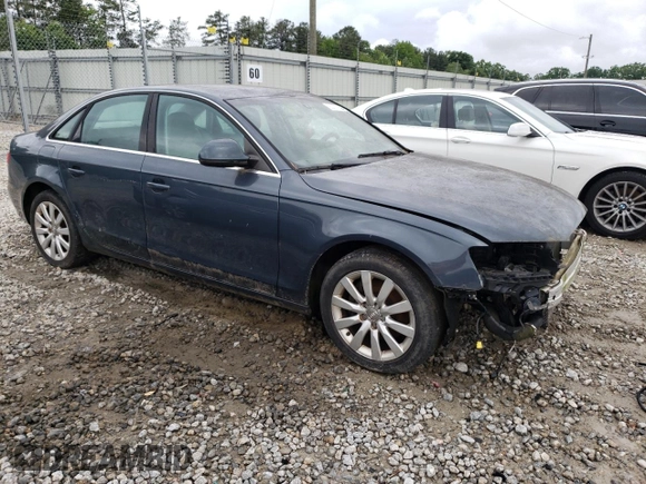 2009 Audi A4 Premium Plus with VIN WAUSF78K39A098158, listed as a Copart auction lot 55299645 with Not provided miles and Clean title. Bid and sale history available at DreamBid. Image 4.