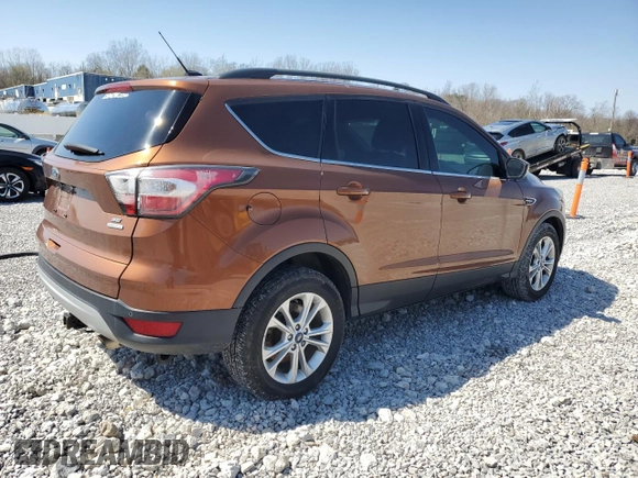 2017 Ford Escape SE with VIN 1FMCU0GD6HUA47768, listed as a Copart auction lot 51992305 with 163,639 mi miles and Salvage Title. Bid and sale history available at carsss.com. Image 3.