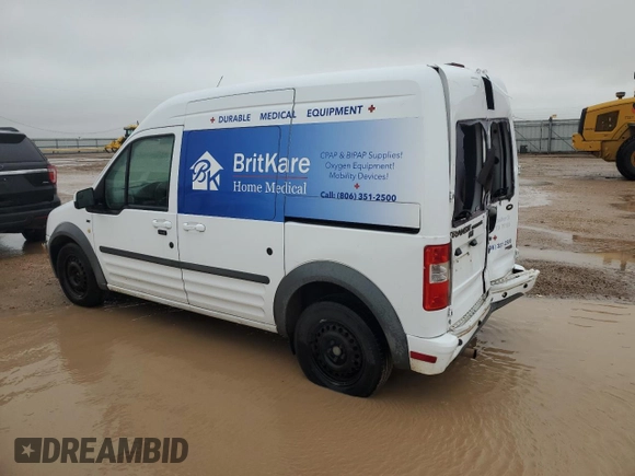 2012 Ford Transit Connect XLT with VIN NM0KS9BN6CT087323, listed as a Copart auction lot 55590515 with 156,465 mi miles and Salvage title. Bid and sale history available at DreamBid. Image 2.