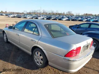 2002 Lincoln LS w/Base Pkg with VIN 1LNHM87A52Y694849, listed as a IAAI auction lot 41783915 with 170,064 mi miles. Bid and sale history available at carsss.com. Image 3.