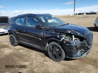 2021 Nissan Kicks SR with VIN 3N1CP5DV1ML558138, listed as a Copart auction lot 49273895 with 110,566 mi miles and Salvage Title. Bid and sale history available at DreamBid. Image 4.