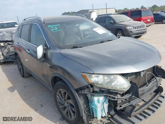 2015 Nissan Rogue S with VIN 5N1AT2MT8FC862381, listed as a IAAI auction lot 41784859 with 109,819 mi miles. Bid and sale history available at carsss.com. Image 1.