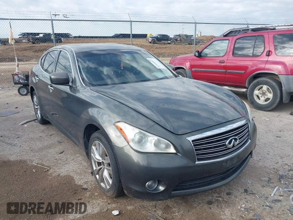 2012 Infiniti M37 with VIN JN1BY1AR2CM391253, listed as a IAAI auction lot 41916069 with 248,141 mi miles. Bid and sale history available at carsss.com. Image 1.