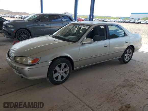2001 Toyota Camry CE with VIN JT2BG22KX10577868, listed as a Copart auction lot 53745425 with 209,152 mi miles and Salvage Title. Bid and sale history available at carsss.com. Image 1.