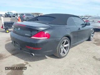 2008 BMW 6 Series 650i with VIN WBAEB53558CX58072, listed as a IAAI auction lot 41686130 with 93,722 mi miles. Bid and sale history available at carsss.com. Image 4.