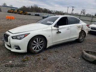 2016 Infiniti Q50 3.0t Premium with VIN JN1EV7ARXGM342283, listed as a Copart auction lot 52570055 with 122,026 mi miles and Clean Title. Bid and sale history available at carsss.com. Image 1.