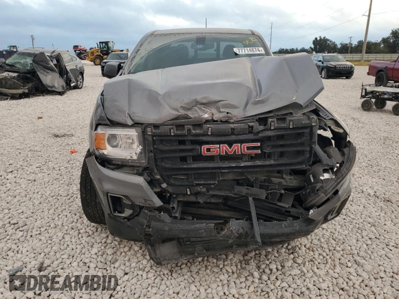 2022 GMC Canyon 2WD Elevation with VIN 1GTG5CEN0N1284916, listed as a Copart auction lot 77714874 with 0 mi miles and Salvage Title. Bid and sale history available at carsss.com. Image 5.