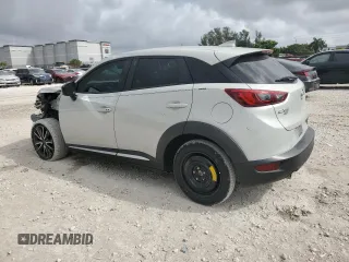 2017 Mazda CX-3 Grand Touring with VIN JM1DKFD76H0170333, listed as a Copart auction lot 43772595 with 59,693 mi miles and Salvage Title. Bid and sale history available at carsss.com. Image 2.