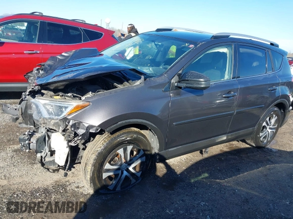 2016 Toyota RAV4 LE with VIN JTMBFREV9GJ071041, listed as a IAAI auction lot 41410462 with 57,396 mi miles. Bid and sale history available at carsss.com. Image 2.