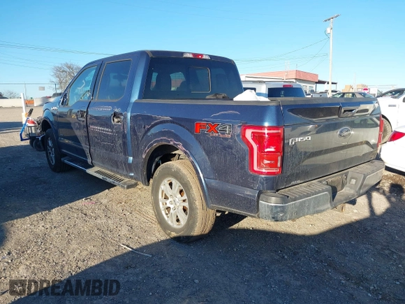 2015 Ford F-150 XLT with VIN 1FTEW1EP7FFD00589, listed as a IAAI auction lot 41677203 with 156,064 mi miles. Bid and sale history available at carsss.com. Image 3.