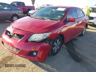 2009 Toyota Corolla with VIN 1NXBU40E19Z091295, listed as a IAAI auction lot 41645545 with 117,839 mi miles. Bid and sale history available at carsss.com. Image 18.