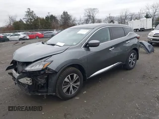 2020 Nissan Murano S with VIN 5N1AZ2AS7LN133105, listed as a IAAI auction lot 41145449 with 83,153 mi miles and . Bid and sale history available at DreamBid. Image 17.