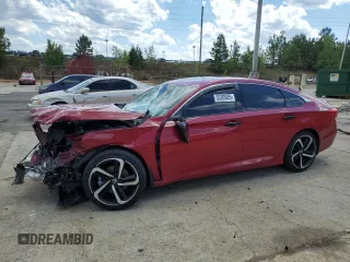 2020 Honda Accord Sport with VIN 1HGCV2F34LA015130, listed as a Copart auction lot 55283055 with 135,231 mi miles and Salvage title. Bid and sale history available at DreamBid. Image 1.