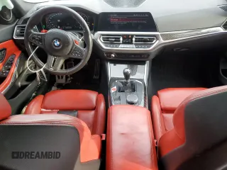2021 BMW M3 with VIN WBS53AY01MFL20155, listed as a Copart auction lot 88773105 with 48,612 mi miles and Salvage Title. Bid and sale history available at carsss.com. Image 8.