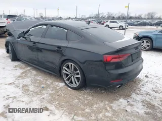 2019 Audi A5 Sportback Prestige with VIN WAUFNCF5XKA071183, listed as a IAAI auction lot 41336991 with 81,760 mi miles. Bid and sale history available at carsss.com. Image 3.