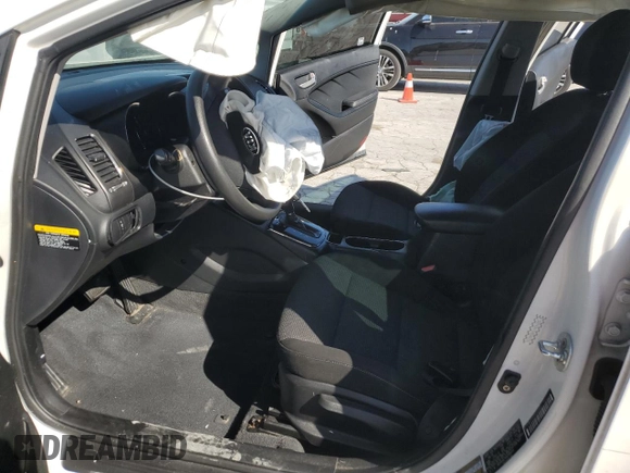 2017 Kia Forte LX with VIN 3KPFK4A75HE046031, listed as a Copart auction lot 48627615 with 87,598 mi miles and Salvage Title. Bid and sale history available at carsss.com. Image 7.