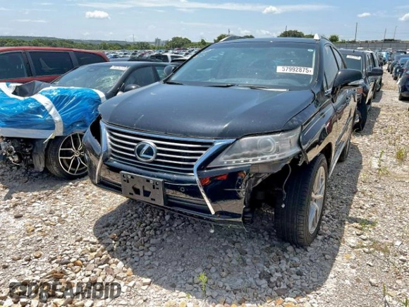 2015 Lexus RX 350 z VIN 2T2ZK1BAXFC153945, wystawiony jako Copart lot #57992875 z przebiegiem 122 099 mil mil oraz Szkoda całkowita • Salvage title. Historia ofert i sprzedaży dostępna na DreamBid. Obrazek 1.