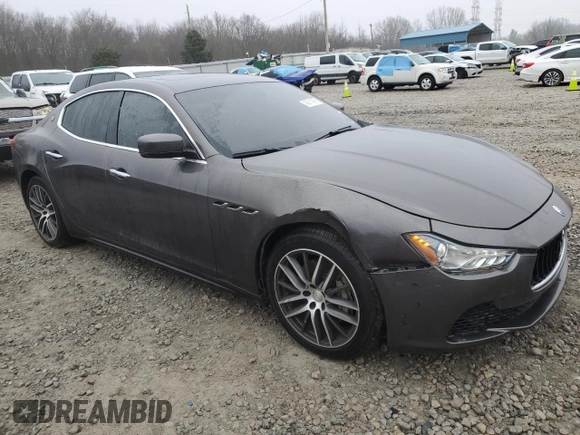2016 Maserati Ghibli z VIN ZAM57XSA7G1168458, wystawiony jako Copart lot #43611465 z przebiegiem 98 110 mil mil oraz Szkody całkowita. Historia ofert i sprzedaży dostępna na DreamBid. Obrazek 4.