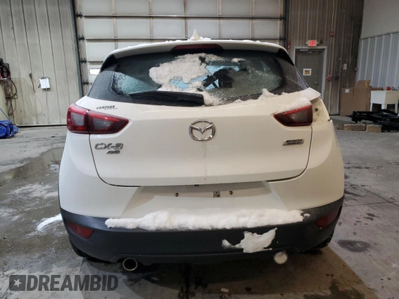 2019 Mazda CX-3 Sport with VIN JM1DKFB70K0435953, listed as a Copart auction lot 88454285 with 52,778 mi miles and Salvage Title. Bid and sale history available at carsss.com. Image 6.